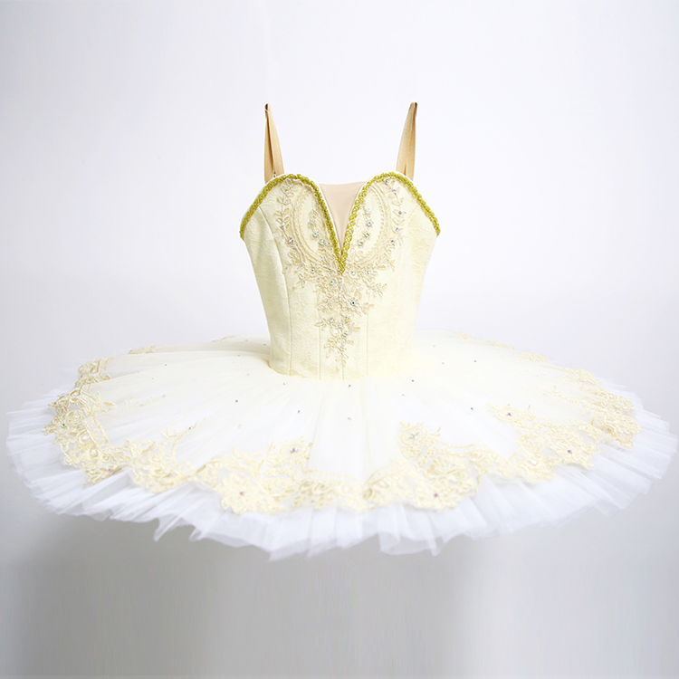 yellow ballet tutu detail