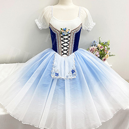 High Quality  Girls Stage Dancewear Coppelia Romantic Professional Ballet Performance Dress