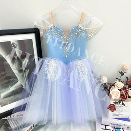 High Quality  Girls Stage Dancewear Professional Ballet Performance Dress