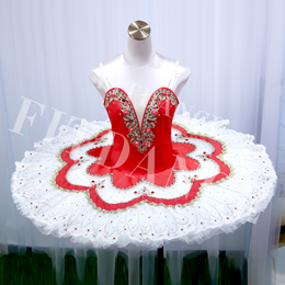 High Quality  Girls Light Blue Stage Dancewear Professional Ballet Performance Tutu