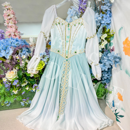 High Quality  Girls Stage Dancewear Professional Ballet Performance Tutu Dress