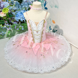 High Quality  Girls Stage Dancewear Professional Ballet Performance Tutu