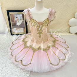 High Quality  Girls Stage Dancewear Professional Ballet Performance Tutu