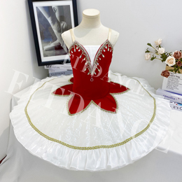 High Quality  Girls Stage Dancewear Professional Ballet Performance Tutu Dress