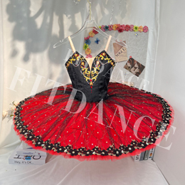 High Quality  Girls Stage Dancewear Professional Ballet Performance Tutu