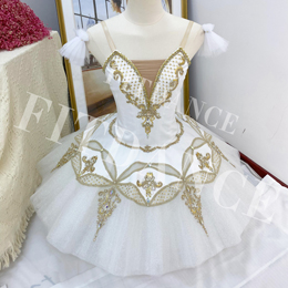 High Quality  Girls Stage Dancewear Professional Ballet Performance Tutu