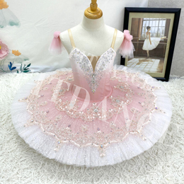 High Quality  Girls Stage Dancewear Professional Ballet Performance Tutu Dress