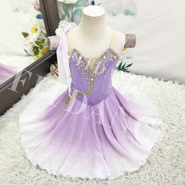 High Quality  Girls Stage Dancewear Professional Ballet Performance Dress