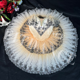 High Quality  Girls Light Blue Stage Dancewear Professional Ballet Performance Tutu