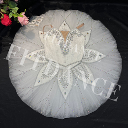 Custom Size Girls Light Blue Professional Stage Performance Ballet Tutu