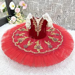 High Quality Red Professional Ballet Performance Tutu