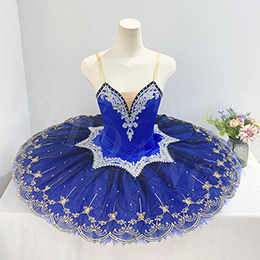 Custom Style Blue Stage Dancewear Professional Ballet Performance Tutu