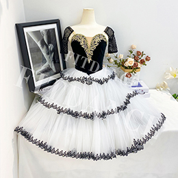 High Quality  Girls Stage Dancewear Professional Ballet Performance Tutu Dress