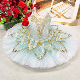 High Quality  Girls Stage Dancewear Professional Ballet Performance Tutu