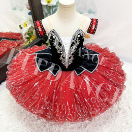 High Quality  Girls Stage Dancewear Professional Ballet Performance Tutu 