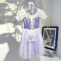 High Quality  Girls Stage Dancewear Professional Ballet Performance Tutu Dress