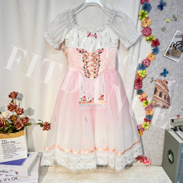 High Quality  Girls Stage Dancewear Professional Ballet Performance Tutu Dress