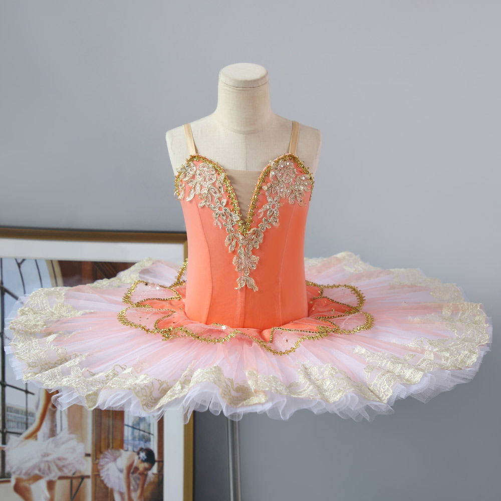 Nhiều màu Cô gái Ballerina Biểu diễn Mặc Trang phục