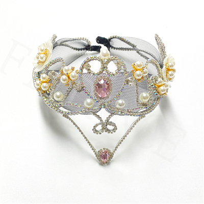 Hair Jewelry Accessories Pearls Crown Ballet Tiara