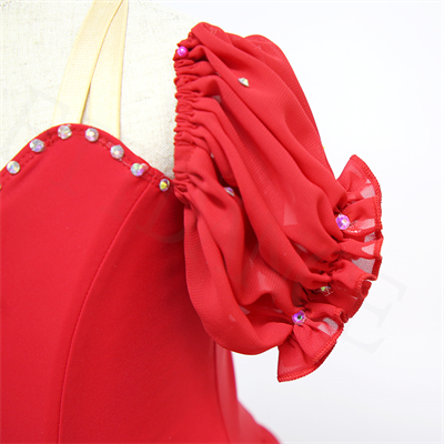 Red Chipollino Romantic Ballerina Dress
