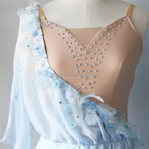 Light Blue Cupid Professional Competition Ballet Tutu