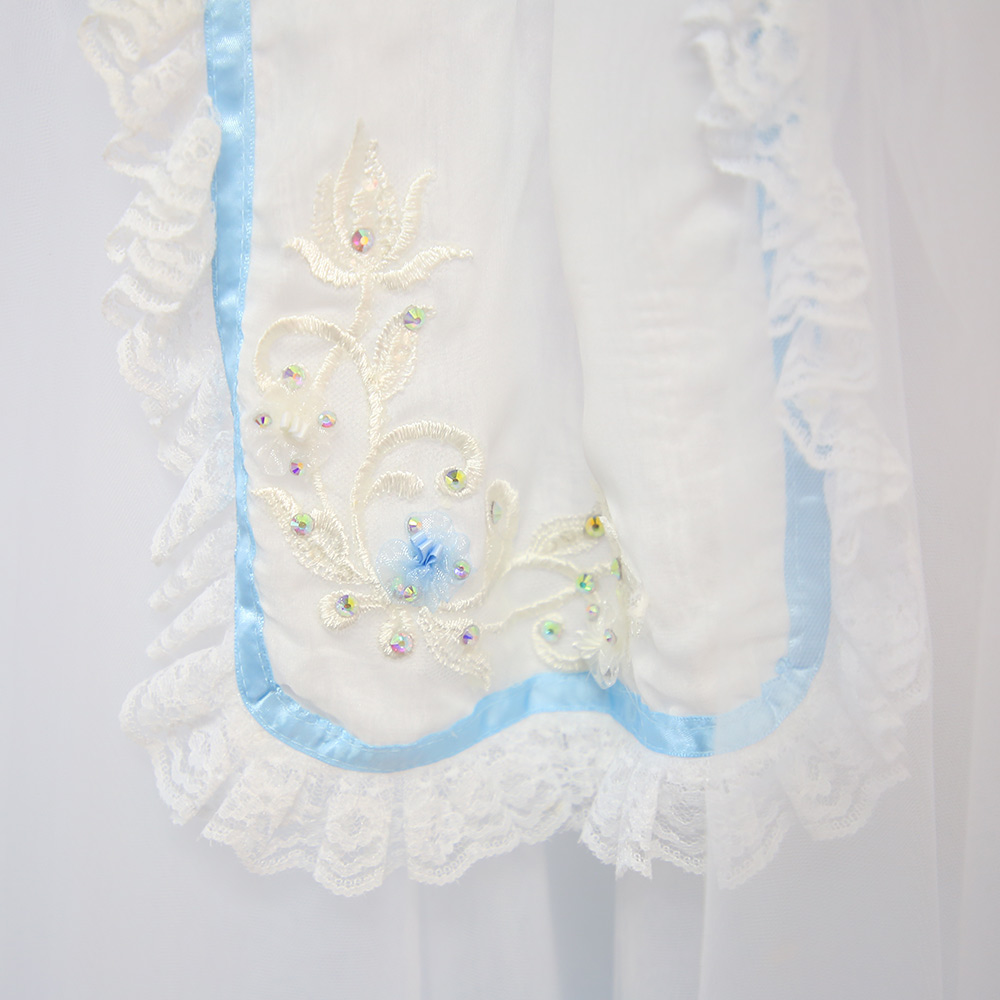 Blue And White Giselle Coppelia Girls Romantic Dress