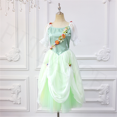 Green Tutu waltz Of The Flowers Dress