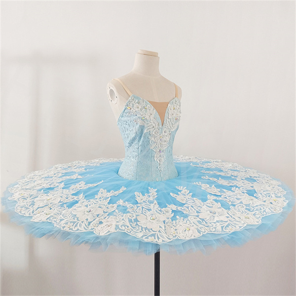 Light Blue Handmade Custom Ballet Costumes