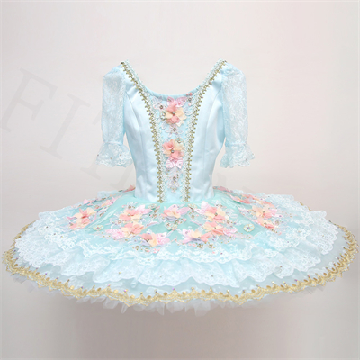 Blue Competition Fairy Doll Ballet Tutu