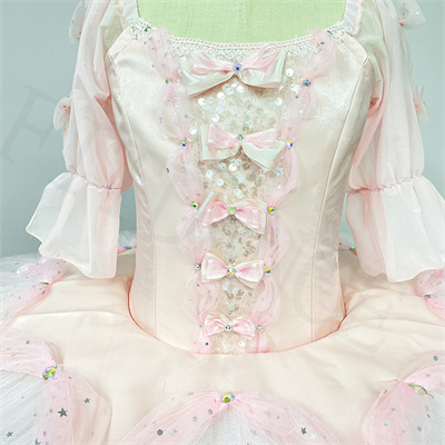 Pink Fairy Doll Ballerina Tutu Dress