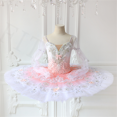 Pink Fairy Doll Ballet Tutu Sleeping Beauty Performance Costume