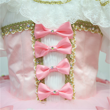 Pink Fairy Doll Ballet Tutu with Bow